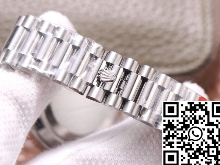 M228349RBR-0008 Factory Rolex White Day-Date EW Grey Gold Dial 1207